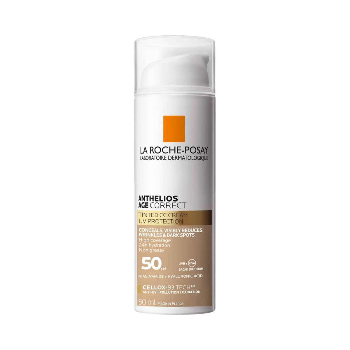 La Roche-Posay ANTHELIOS AGE CORRECT TINTED CC CREAM SPF50 The Facial Maestro